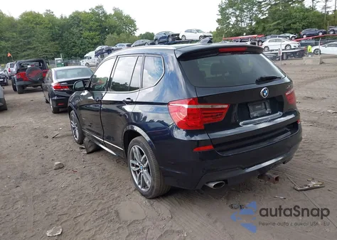 2015 BMW X3 xDrive28D из США, поврежденный, VIN 5UXWY3C58F0F83715